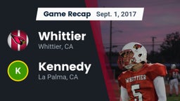 Recap: Whittier  vs. Kennedy  2017