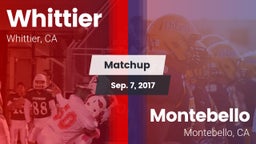 Matchup: Whittier vs. Montebello  2017