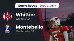 Recap: Whittier  vs. Montebello  2017