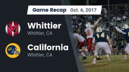 Recap: Whittier  vs. California  2017