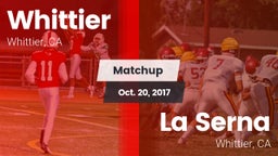 Matchup: Whittier vs. La Serna  2017