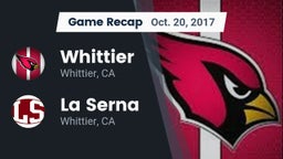 Recap: Whittier  vs. La Serna  2017