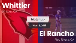 Matchup: Whittier vs. El Rancho  2017