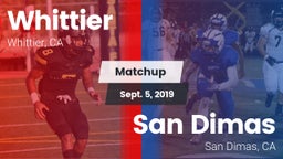 Matchup: Whittier vs. San Dimas  2019