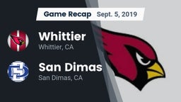 Recap: Whittier  vs. San Dimas  2019