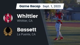 Recap: Whittier  vs. Bassett  2023