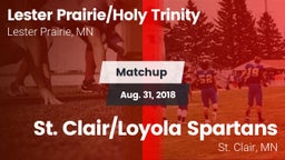 Matchup: Lester Prairie/Holy  vs. St. Clair/Loyola Spartans 2018