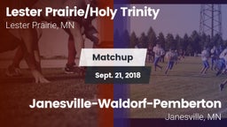 Matchup: Lester Prairie/Holy  vs. Janesville-Waldorf-Pemberton  2018