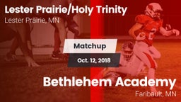 Matchup: Lester Prairie/Holy  vs. Bethlehem Academy  2018