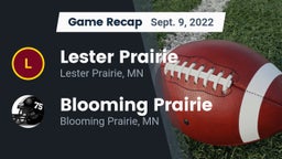 Recap: Lester Prairie  vs. Blooming Prairie  2022