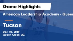 American Leadership Academy - Queen Creek vs Tucson  Game Highlights - Dec. 26, 2019