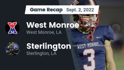 Recap: West Monroe  vs. Sterlington  2022