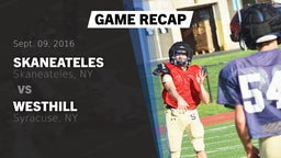 Recap: Skaneateles  vs. Westhill  2016