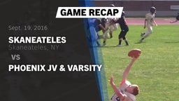 Recap: Skaneateles  vs. Phoenix JV & Varsity 2016