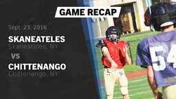 Recap: Skaneateles  vs. Chittenango  2016