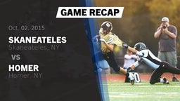 Recap: Skaneateles  vs. Homer  2015