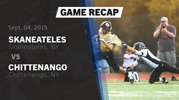 Recap: Skaneateles  vs. Chittenango  2015