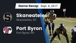 Recap: Skaneateles  vs. Port Byron  2017