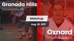 Matchup: Granada Hills vs. Oxnard  2017