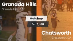 Matchup: Granada Hills vs. Chatsworth  2017