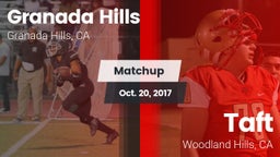 Matchup: Granada Hills vs. Taft  2017