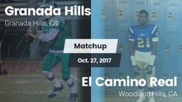 Matchup: Granada Hills vs. El Camino Real  2017