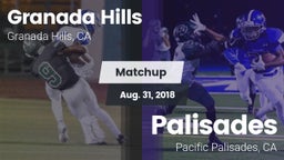 Matchup: Granada Hills vs. Palisades  2018