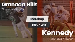 Matchup: Granada Hills vs. Kennedy  2018