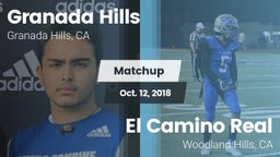 Matchup: Granada Hills vs. El Camino Real  2018