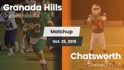 Matchup: Granada Hills vs. Chatsworth  2019