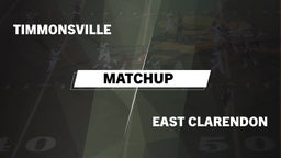 Matchup: Timmonsville vs. East Clarendon 2016