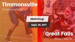 Matchup: Timmonsville vs. Great Falls  2017