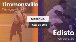 Matchup: Timmonsville vs. Edisto  2018