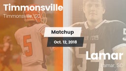 Matchup: Timmonsville vs. Lamar  2018