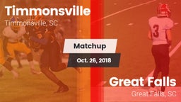 Matchup: Timmonsville vs. Great Falls  2018