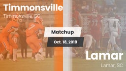 Matchup: Timmonsville vs. Lamar  2019