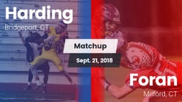Matchup: Harding vs. Foran  2018