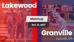 Matchup: Lakewood vs. Granville  2017