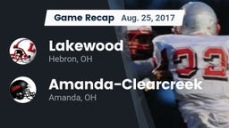 Recap: Lakewood  vs. Amanda-Clearcreek  2017