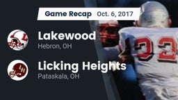 Recap: Lakewood  vs. Licking Heights  2017