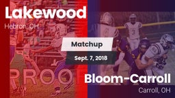 Matchup: Lakewood vs. Bloom-Carroll  2018