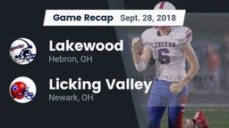 Recap: Lakewood  vs. Licking Valley  2018
