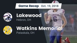 Recap: Lakewood  vs. Watkins Memorial  2018