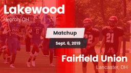Matchup: Lakewood vs. Fairfield Union  2019
