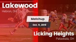 Matchup: Lakewood vs. Licking Heights  2019
