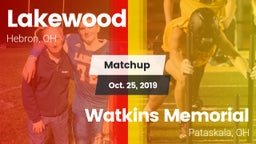 Matchup: Lakewood vs. Watkins Memorial  2019