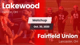 Matchup: Lakewood vs. Fairfield Union  2020