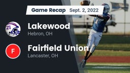 Recap: Lakewood  vs. Fairfield Union  2022