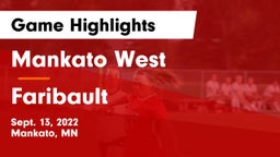 Mankato West  vs Faribault  Game Highlights - Sept. 13, 2022