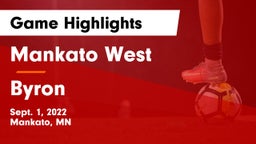 Mankato West  vs Byron  Game Highlights - Sept. 1, 2022